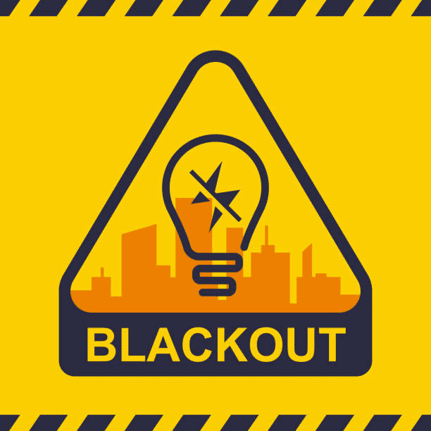 Customers affected by blackouts